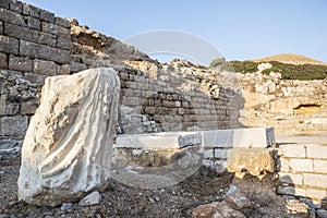 Ruins of Knidos in Mugla Turkey