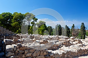 Ruins Knossos Palace, Crete, Greece