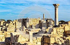 Ruins of Kourion, an ancient city in Cyprus