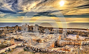 Ruins of Kourion, an ancient city in Cyprus