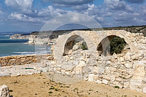 Ruins of Kourion, an ancient Greek city in Cyprus