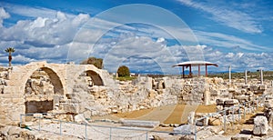 Ruins of Kourion, archaeological site located near Limassol photo