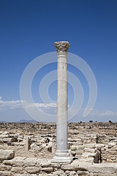 Ruins at Kourion, Cyprus photo