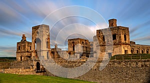 Ruins of Krzyztopor Castle in Poland