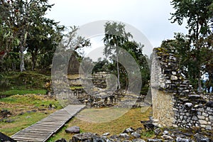 Ruins of Kuelap, the lost city of Chachapoyas, Peru