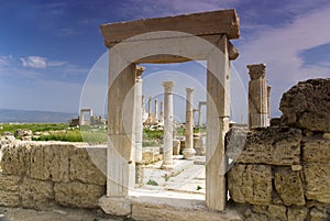 The Ruins of Laodicea a city of the Roman Empire in modern-day , Turkey,Pamukkale.