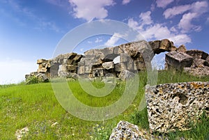 The Ruins of Laodicea a city of the Roman Empire in modern-day , Turkey,Pamukkale.