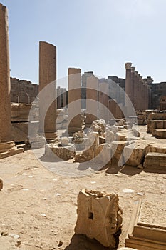 The ruins of Leptis Magna