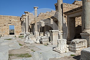 The ruins of Leptis Magna