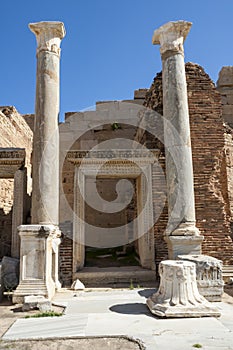 The ruins of Leptis Magna