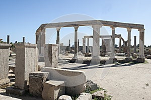 The ruins of Leptis Magna