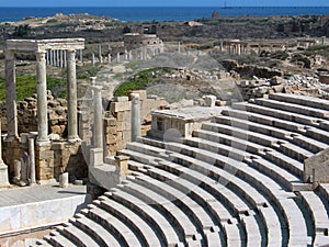 Ruins of Leptis Magna photo