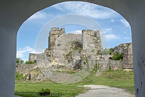 Ruins of the Levice Castle. Levicky hrad, Slovakia