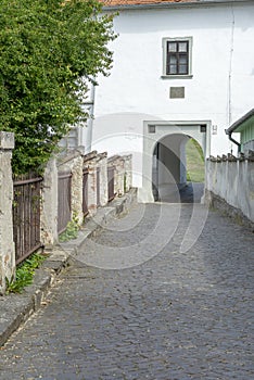 Ruins of the Levice Castle. Levicky hrad, Slovakia