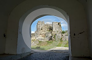 Ruins of the Levice Castle. Levicky hrad, Slovakia