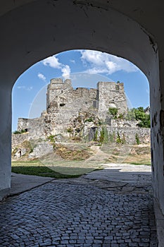 Ruins of the Levice Castle. Levicky hrad, Slovakia