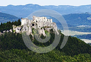 Ruins of lietava castle