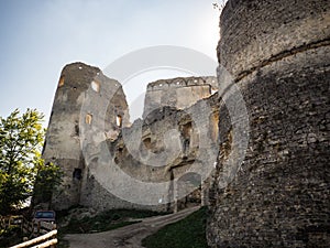 Ruins of Lietava medieval castle, Slovakia