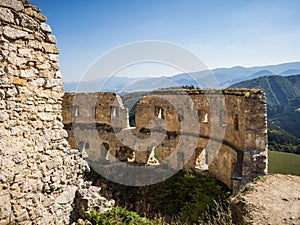 Ruins of Lietava medieval castle, Slovakia