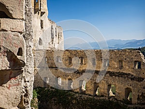 Ruins of Lietava medieval castle, Slovakia