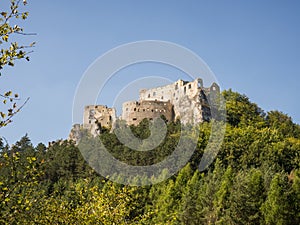 Ruins of Lietava medieval castle, Slovakia