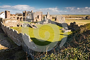 Ruins of Lindisfarne Priory photo