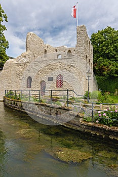 The ruins of Lippspringe Castle