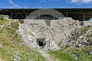 Ruins of Maasi medieval fort-castle, Saaremaa Island, Estonia.