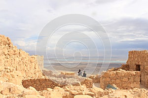 The Ruins of Masada in Israel