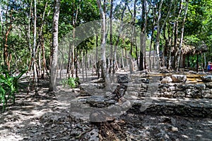 Ruins of the Mayan city Coba, Mexi