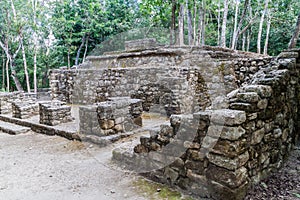 Ruins of the Mayan city Coba, Mexi