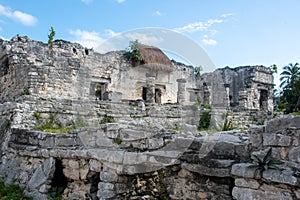 Ruins of Mayan Temple Tulum