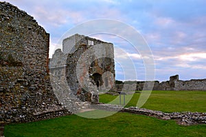 Ruins of medieval Baconsthorpe castle, Norfolk, England, United Kingdom