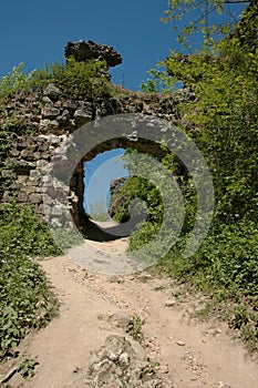 Ruins of medieval castle