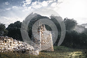 Ruins of the medieval castle of Portilla - Zabalate photo