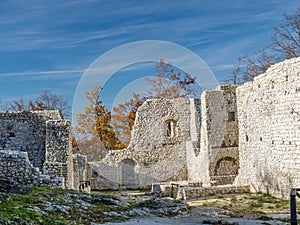 Ruins of medieval castle Smolen