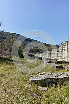 Ruins of medieval city of Preslav, capital of the First Bulgarian Empire, Bulgaria