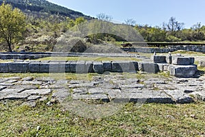 Ruins of medieval city of Preslav, capital of the First Bulgarian Empire, Bulgaria