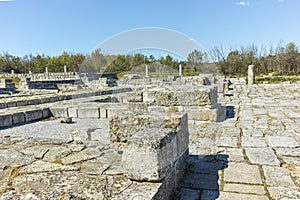 Ruins of medieval city of Preslav, capital of the First Bulgarian Empire, Bulgaria