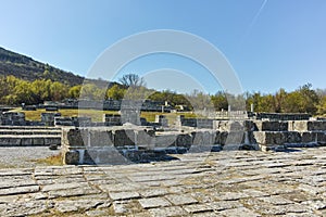 Ruins of medieval city of Preslav, capital of the First Bulgarian Empire, Bulgaria