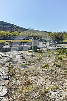 Ruins of medieval city of Preslav, capital of the First Bulgarian Empire, Bulgaria