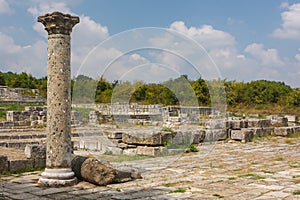 Ruins of the medieval city of Veliki Preslav