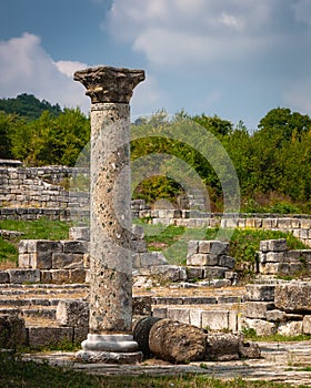 Ruins of the medieval Preslav city