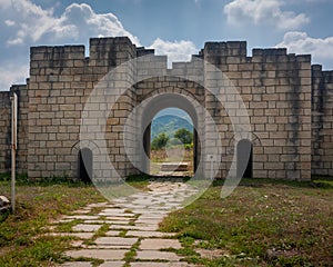 Ruins of the medieval Preslav city