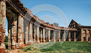 Ruins of Medieval Ruzhany Palace Complex in Belarus