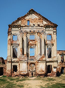 Ruins of Medieval Ruzhany Palace Complex in Belarus