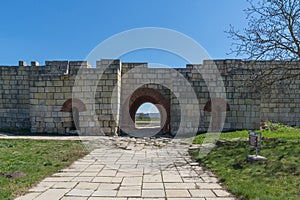 Ruins of medieval stronghold Pliska, Bulgaria