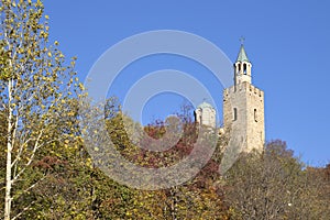 Ruins of medieval stronghold Tsarevets, Veliko Tarnovo, Bulgaria