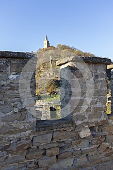 Ruins of medieval stronghold Tsarevets, Veliko Tarnovo, Bulgaria