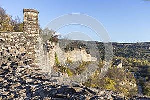 Ruins of medieval stronghold Tsarevets, Veliko Tarnovo, Bulgaria